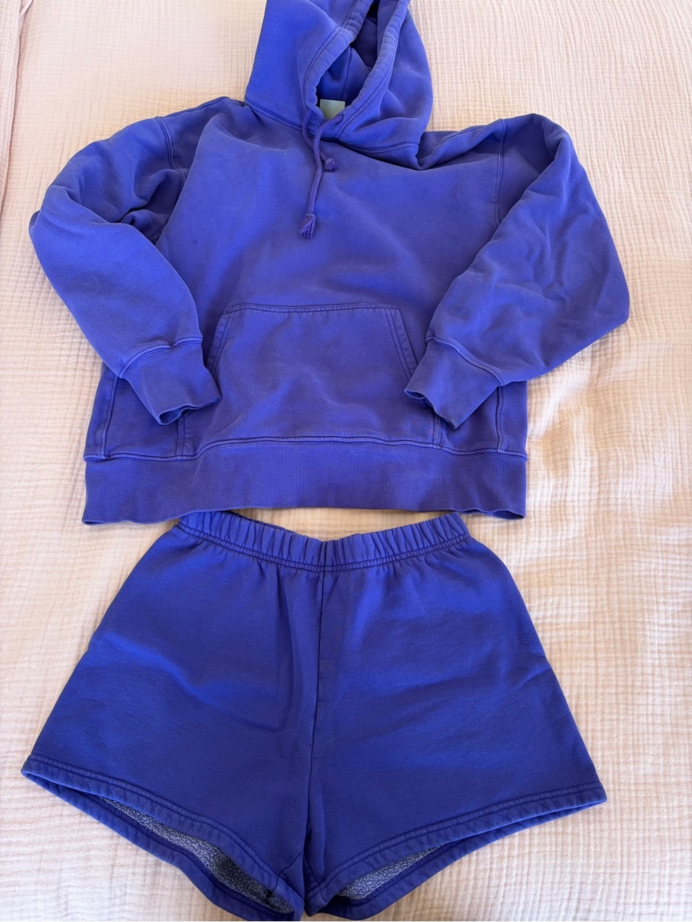 TNA Cozy Sweat Set in Vibrant Purple